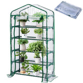 DECOHS vista frontal de la cubierta transparente protegiendo plantas, máxima luz