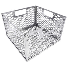 DELSbbq cesta frente empaquetada mostrando ajuste y acabado resistente
