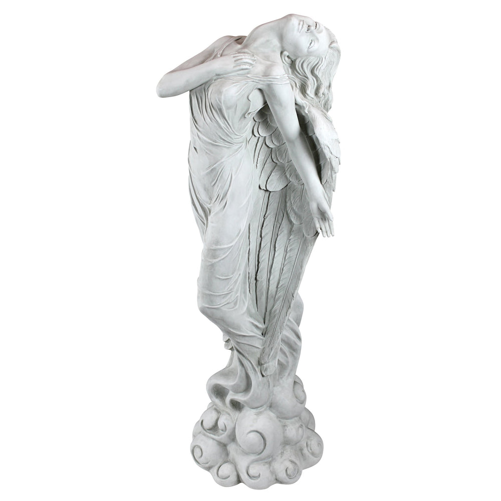 Design Toscano estatua frontal mostrando figura y presencia
