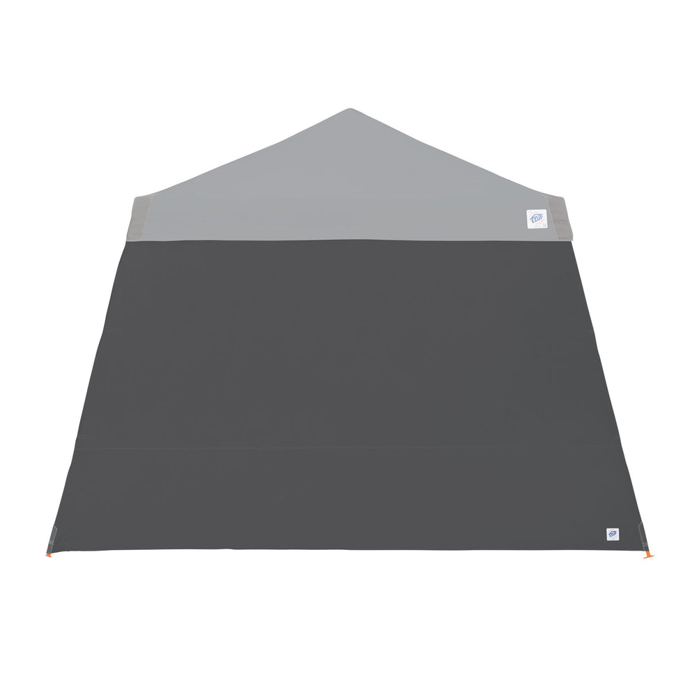 E-Z UP panel lateral frontal gris mostrando cobertura y estética