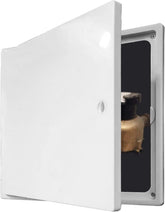 EASY-EXS vista frontal de la puerta cerrada con acabado limpio y discreto