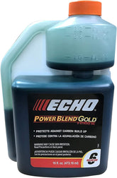 Echo PowerBlend Gold frente del envase mostrando etiqueta y volumen, ofrece medida precisa