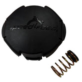 ECHO tapa frontal del Speed-Feed 400 mostrando ajuste seguro y fácil montaje