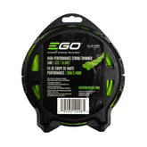 EGO Power+ vista frontal del rollo de hilo 125 pies, resistencia y longitud