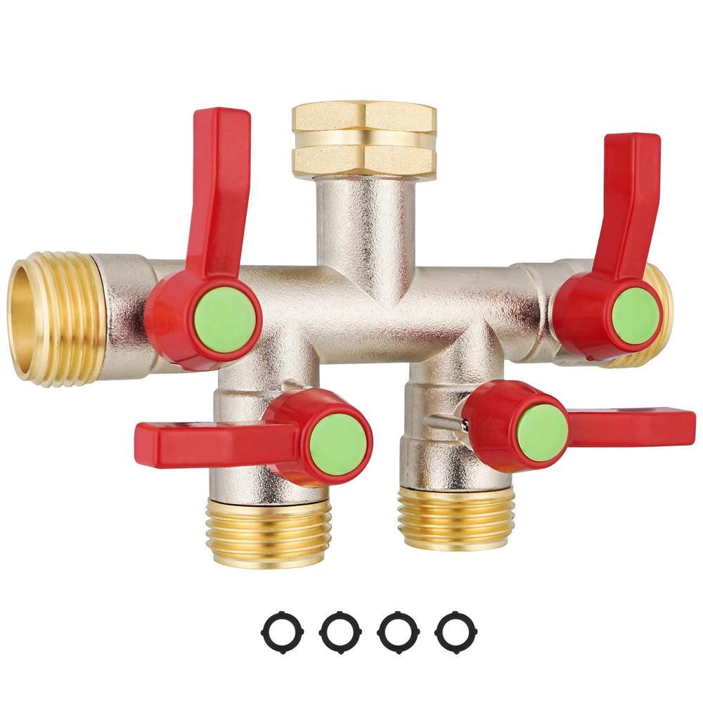EJW divisor frontal montado mostrando cuatros salidas y beneficio de control múltiple