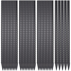 EUOKOK pack frontal de 34 estacas mostrando cantidad y longitud, durabilidad garantizada