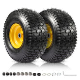 FAHKNS rueda empaquetada 15x6.00-6 mostrando montaje y durabilidad