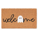 Fallovea felpudo frontal mostrando diseño Halloween y bienvenida visible