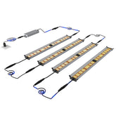 FARMLITE barras LED frontal mostrando diseño compacto y beneficio de cobertura