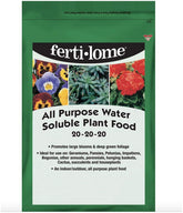 ferti-lome envase frontal 3 lb mostrando etiqueta y beneficio de nutrición equilibrada