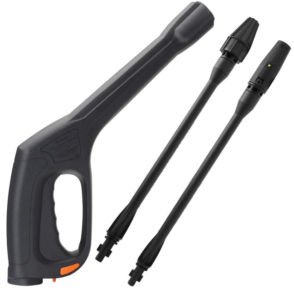 FIXFANS pistola frontal mostrando diseño ergonómico y control preciso
