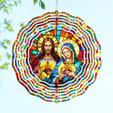 FLAGWIX frontal del wind spinner con imagen religiosa y atractivo visual