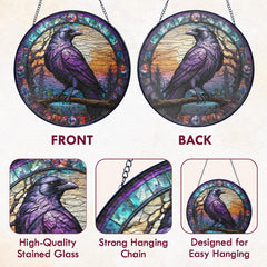 FLAGWIX suncatcher en ventana proyectando colores y mejorando la luz