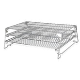 FlameDuty vista frontal de bandeja de 3 niveles que maximiza capacidad