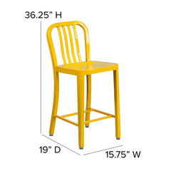 Flash Furniture respaldo de listones verticales para apoyo cómodo