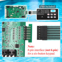 FLYINGAMZ panel de 6 botones que mejora el control del calentador