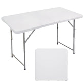 FORUP vista frontal de la mesa desplegada con gran superficie útil