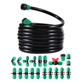 FULAIERGD tubo principal frontal mostrando longitud y tramo para riego eficiente