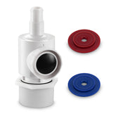 Funmit conector de pared vista frontal mostrando la forma y montaje, fácil reemplazo