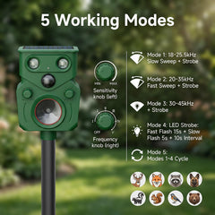 G-Jyuncyou primer plano del sensor PIR que detecta movimiento de animales