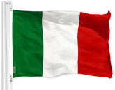 G128 bandera frontal mostrando los tres colores con acabado brillante