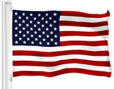G128 bandera USA frontal 3x5 con colores vivos y visibilidad clara
