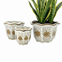 Galt International macetas frontales conjunto elegante y armónico