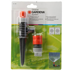 GARDENA aspersor clavado en suelo para riego fijo y estable