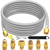 GardenNow manguera 20ft frontal mostrando longitud y robustez