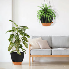 GARDIFE maceta colgante en balcón con plantas, optimiza espacio y decoración