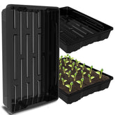 Gardzen paquete frontal de 10 bandejas para iniciar semillas y ahorrar espacio