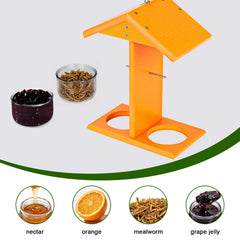 Gbekery soporte con media naranja colgada atractivo para oriolos