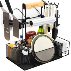 Geesta caddy frontal con utensilios organizados para acceso rápido