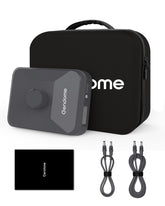 GENDOME vista frontal del kit con estuche, protege y transporta Starlink Mini