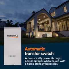 Generac caja NEMA 3R con acabado resistente para montaje exterior duradero