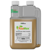 General Hydroponics envase AzaMax frontal muestra diseño y tamaño útil