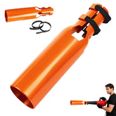 Generic accesorio frontal naranja mostrando ajuste con boquilla, mejora la potencia