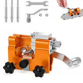 Generic afilador frontal mostrando cuerpo de aluminio y diseño compacto, mejora la portabilidad