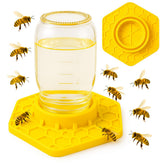 Generic bebedero para abejas vista frontal que facilita hidratación segura