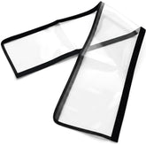GenTent delantal frontal transparente mostrando protección y visibilidad