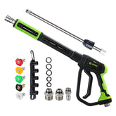GFGD pistola hidrolavadora frontal mostrando diseño robusto y control cómodo