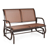 GIANTEX vista frontal del sillón doble mostrando estabilidad y estilo