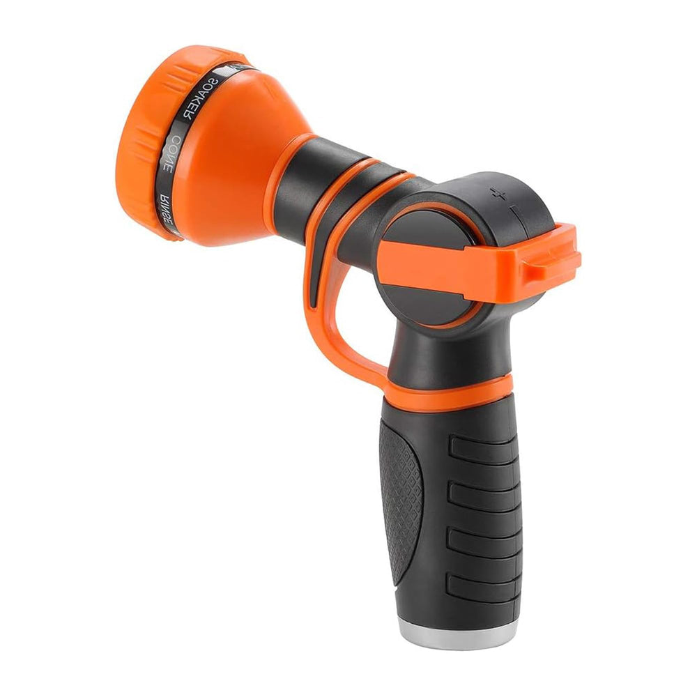 Giraffe Tools boquilla frontal mostrando diseño robusto y control cómodo