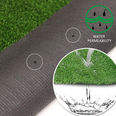 Goasis Lawn instalado en balcón para crear espacio verde sin mantenimiento