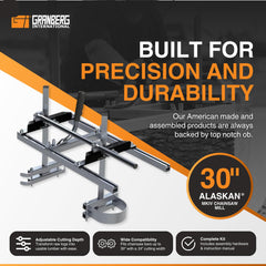 Granberg G778-30 primer plano del perfil de aluminio resistente