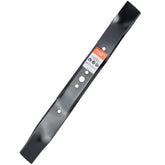 Grasscool cuchilla frontal mostrando forma mulching y ajuste seguro