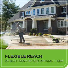 Greenworks textura exterior resistente que protege contra abrasión y dobleces