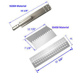 GRILLJOB quemador 16516 primer plano mostrando durabilidad y ajuste