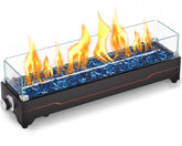 GRISUN fogón de mesa 28" frontal, muestra diseño largo y elegante