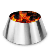 GRISUN whirlpool vista frontal mostrando ajuste en kettle y mejor flujo de calor